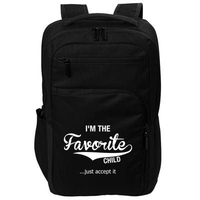 Dads Moms Favorite Funny Sibling Funny Gift Brother Sister Great Gift Impact Tech Backpack