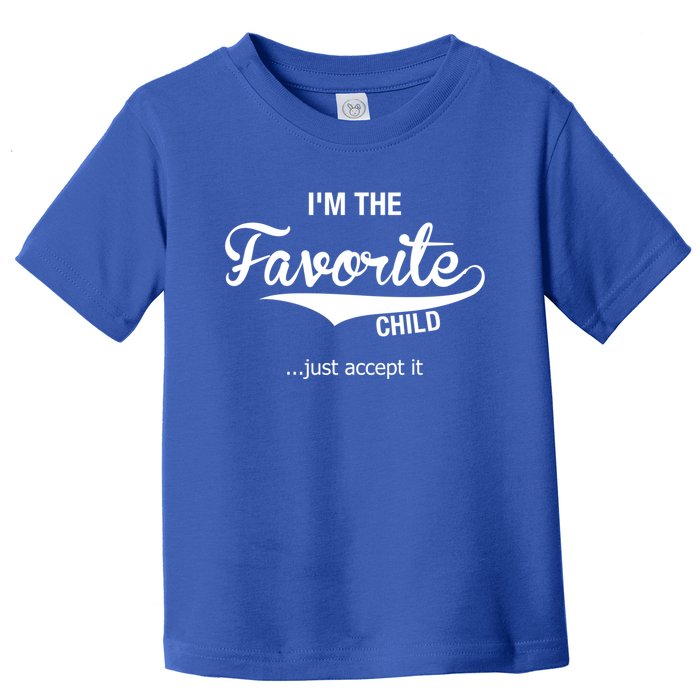 Dads Moms Favorite Funny Sibling Funny Gift Brother Sister Great Gift Toddler T-Shirt