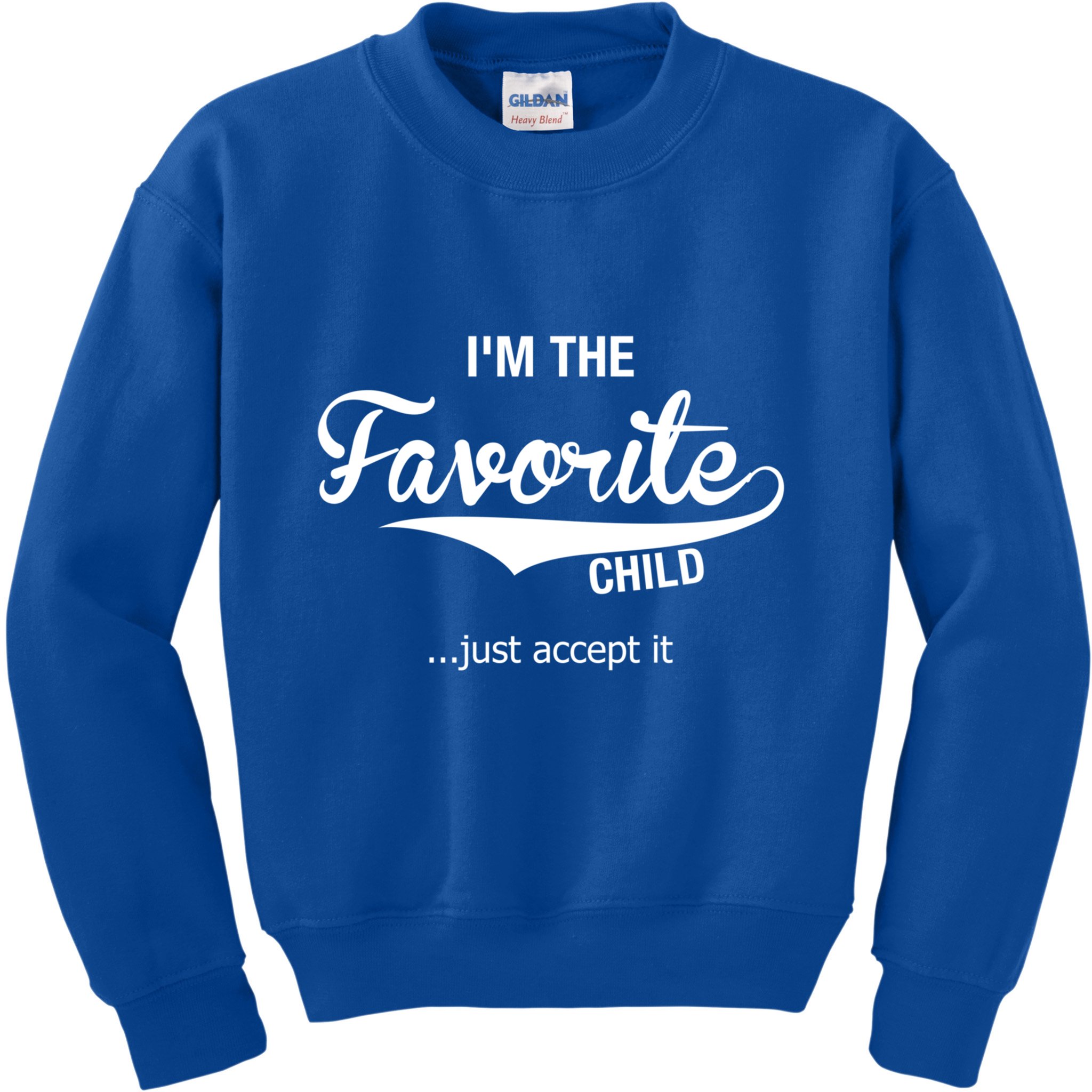 Dads Moms Favorite Funny Sibling Funny Gift Brother Sister Great Gift Kids Sweatshirt