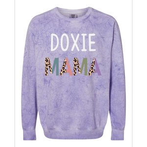 Doxie Mama Funny Dachshund Dog Lover Gift Gift Colorblast Crewneck Sweatshirt