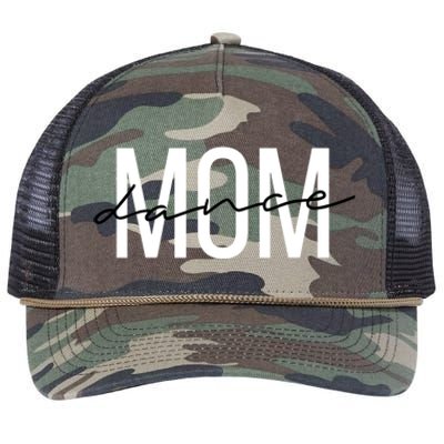 Dance Mom Funny Dance Mom Mother's Day Gift Retro Rope Trucker Hat Cap