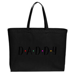 Daddy Matching Family Pajama Gift Cotton Canvas Jumbo Tote