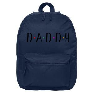 Daddy Matching Family Pajama Gift 16 in Basic Backpack