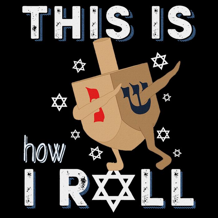 Dreidel Menorah Funny Hanukkah Gift This Is How I Roll 16 in Basic Backpack