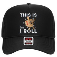 Dreidel Menorah Funny Hanukkah Gift This Is How I Roll Trucker Hat