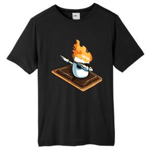 Dabbing Marshmallow Funny Smores Camping Dab Camper Gifts Tall Fusion ChromaSoft Performance T-Shirt