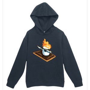 Dabbing Marshmallow Funny Smores Camping Dab Camper Gifts Urban Pullover Hoodie