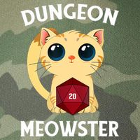 Dungeon Meowster Funny Nerdy Cat D20 RPG Fantasy Game Master Legacy Tie Dye Trucker Hat