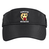 Dungeon Meowster Funny Nerdy Cat D20 RPG Fantasy Game Master Adult Drive Performance Visor