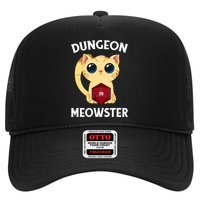 Dungeon Meowster Funny Nerdy Cat D20 RPG Fantasy Game Master Trucker Hat