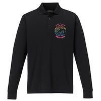 Don't-Hate Meditate Funny Yoga Meditation Lover Performance Long Sleeve Polo