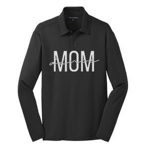 Dance Mom Funny Dance Mom Mother's Day Silk Touch Performance Long Sleeve Polo