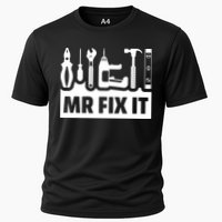 Dad Mr Fix It Funny Fathers Day For Father Of A Son Daddy Performance Shirt