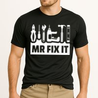 Dad Mr Fix It Funny Fathers Day For Father Of A Son Daddy Performance Shirt
