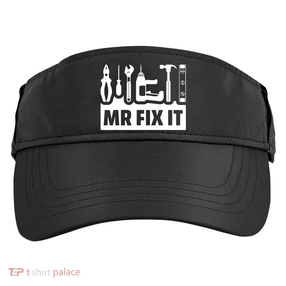 Dad Mr Fix It Funny Fathers Day For Father Of A Son Daddy Adult Drive Performance Visor