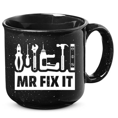 Dad Mr Fix It Funny Fathers Day For Father Of A Son Daddy 15oz Campfire Ceramic Mug