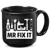 Dad Mr Fix It Funny Fathers Day For Father Of A Son Daddy 15oz Campfire Ceramic Mug