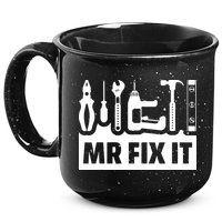 Dad Mr Fix It Funny Fathers Day For Father Of A Son Daddy 15oz Campfire Ceramic Mug