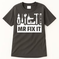 Dad Mr Fix It Funny Fathers Day For Father Of A Son Daddy Tall T-Shirt