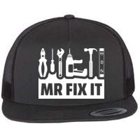 Dad Mr Fix It Funny Fathers Day For Father Of A Son Daddy Flatbill Hat