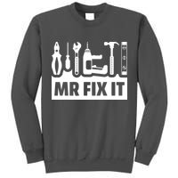 Dad Mr Fix It Funny Fathers Day For Father Of A Son Daddy Tall Sweatshirt