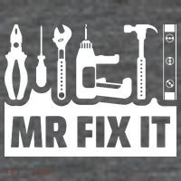 Dad Mr Fix It Funny Fathers Day For Father Of A Son Daddy Sustainable Knit Beanie