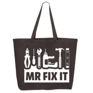 Dad Mr Fix It Funny Fathers Day For Father Of A Son Daddy 25L Jumbo Tote