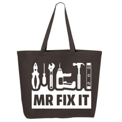 Dad Mr Fix It Funny Fathers Day For Father Of A Son Daddy 25L Jumbo Tote