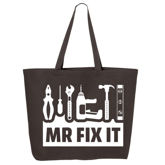 Dad Mr Fix It Funny Fathers Day For Father Of A Son Daddy 25L Jumbo Tote