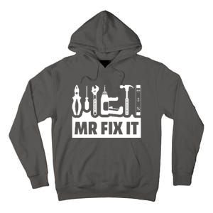 Dad Mr Fix It Funny Fathers Day For Father Of A Son Daddy Tall Hoodie