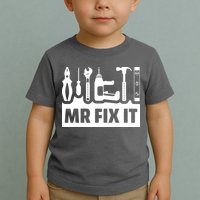 Dad Mr Fix It Funny Fathers Day For Father Of A Son Daddy Toddler T-Shirt