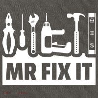Dad Mr Fix It Funny Fathers Day For Father Of A Son Daddy Cotton Canvas Backpack