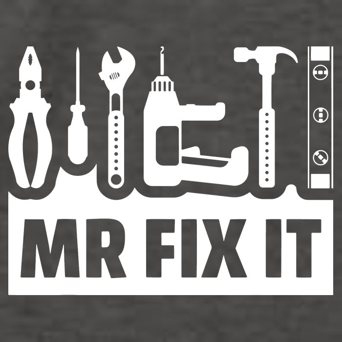 Dad Mr Fix It Funny Fathers Day For Father Of A Son Daddy Vector Backpack