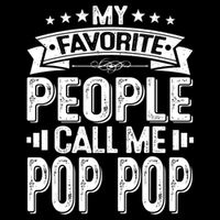 Distressed My Favorite People Call Me Pop Pop Retro City Backpack