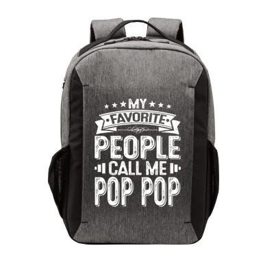 Distressed My Favorite People Call Me Pop Pop Retro Vector Backpack