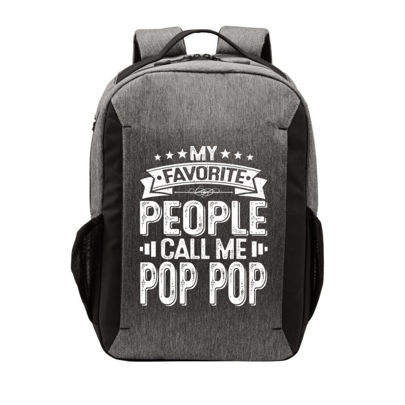 Distressed My Favorite People Call Me Pop Pop Retro Vector Backpack