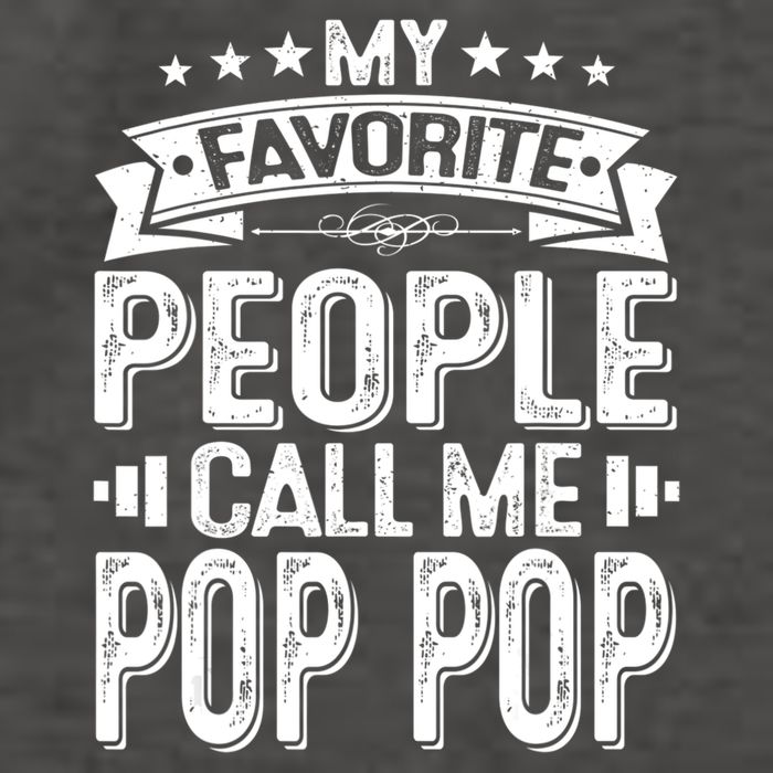 Distressed My Favorite People Call Me Pop Pop Retro Vector Backpack