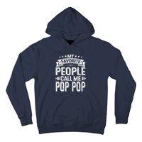 Distressed My Favorite People Call Me Pop Pop Retro Hoodie