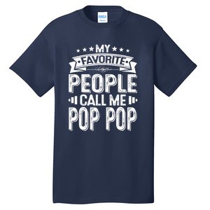 Distressed My Favorite People Call Me Pop Pop Retro Tall T-Shirt