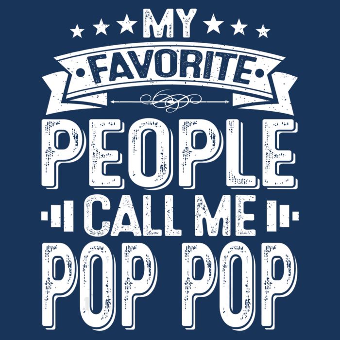 Distressed My Favorite People Call Me Pop Pop Retro Button