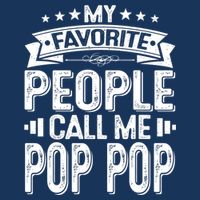 Distressed My Favorite People Call Me Pop Pop Retro 16 in Basic Backpack