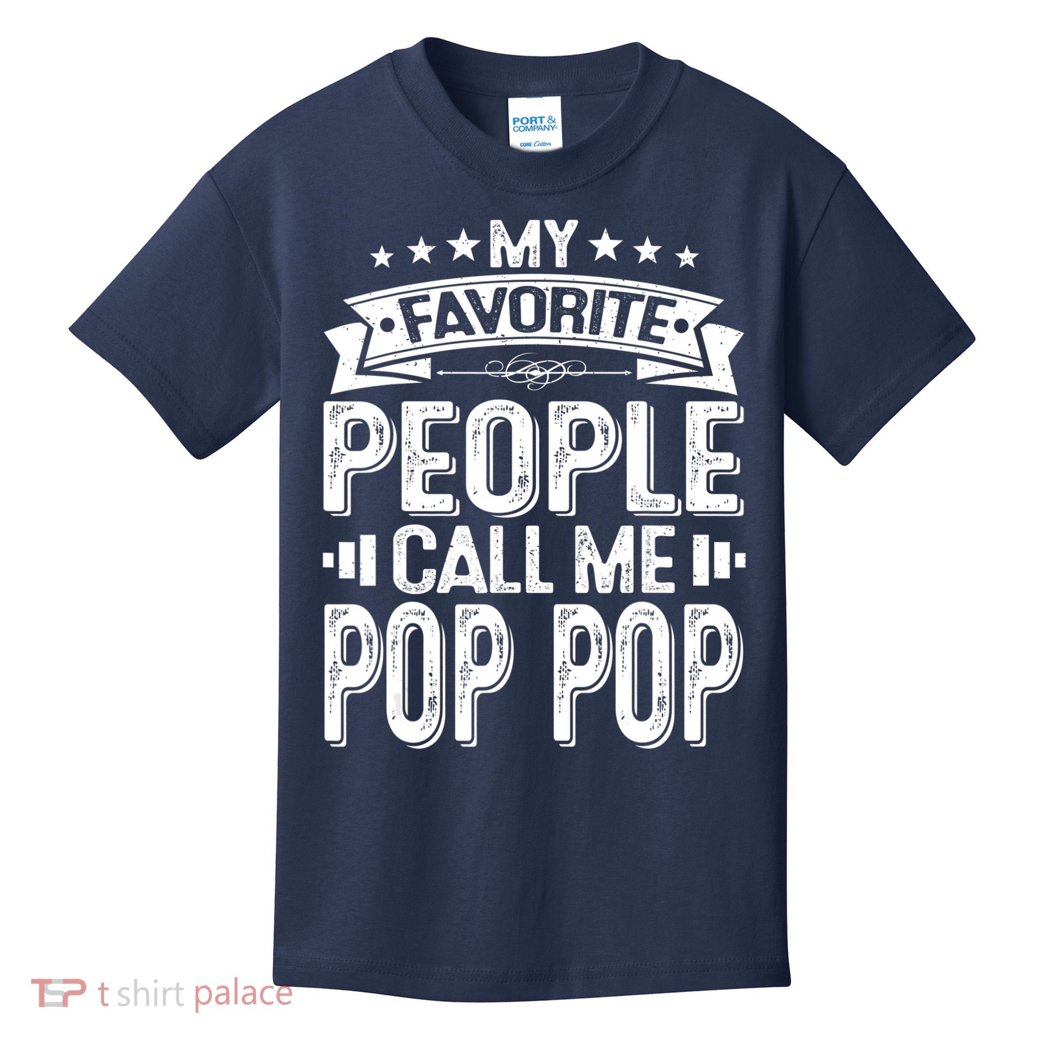 Distressed My Favorite People Call Me Pop Pop Retro Kids T-Shirt