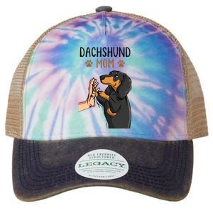 Dachshund Mom Funny Weenie Mama Dog Lover  Legacy Tie Dye Trucker Hat