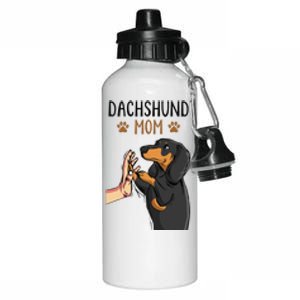 Dachshund Mom Funny Weenie Mama Dog Lover  Aluminum Water Bottle