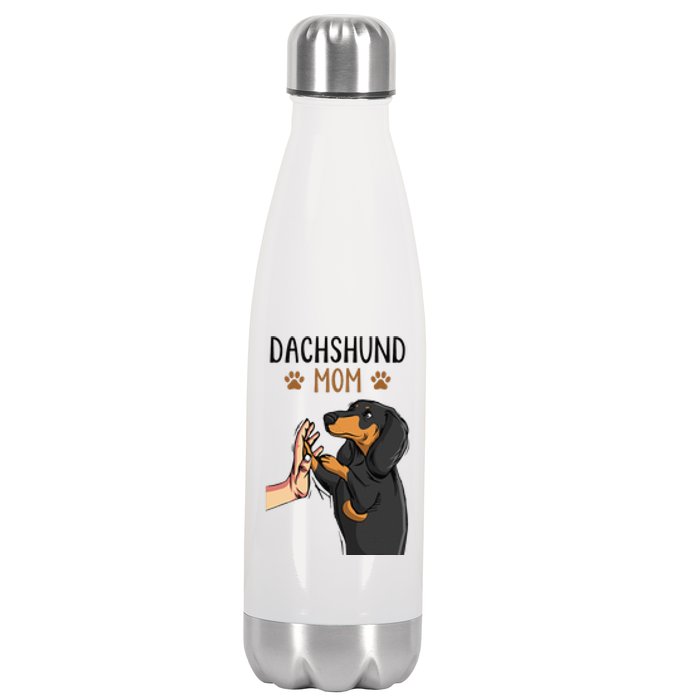 Dachshund Mom Funny Weenie Mama Dog Lover  Stainless Steel Insulated Water Bottle