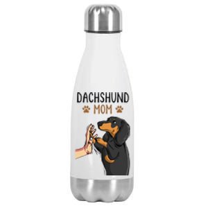 Dachshund Mom Funny Weenie Mama Dog Lover  Stainless Steel Insulated Water Bottle