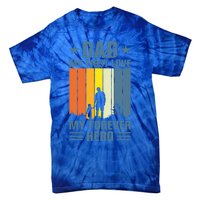 Dad My First Love My Forever Hero Daddy Gift Tie-Dye T-Shirt