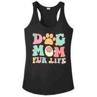 Dog Mom Fur Life Mothers Day For Wife Dogs Ladies PosiCharge Competitor Racerback Tank