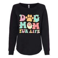 Dog Mom Fur Life Mothers Day For Wife Dogs Womens California Wash Sweatshirt