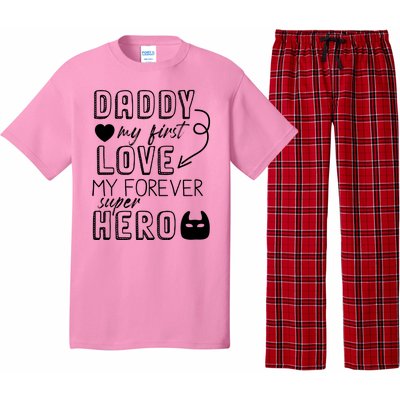 Daddy My First Love My Forever Superhero Cute Pajama Set